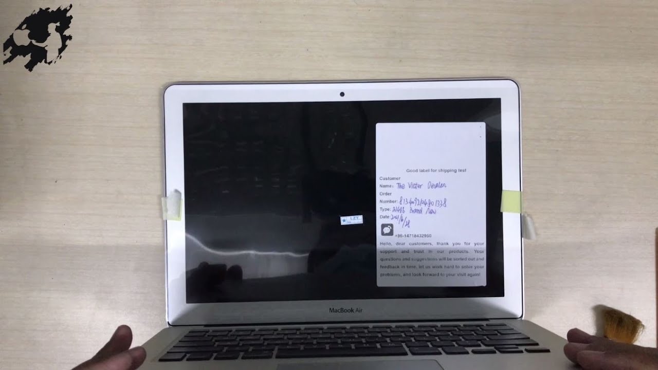 Replace LCD Assembly MacBook Air A1466 2014 upload - YouTube