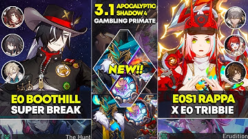 E0 Boothill Super Break & E0S1 Rappa x Tribbie | Apocalyptic Shadow 4 | Honkai Star Rail 3.1