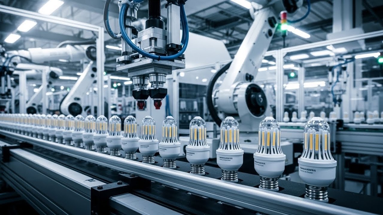 How LED Bulbs Are Made Today 🏭 Inside a Modern LED Manufacturing Factory (Full Process)