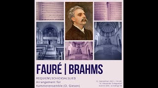Johannes Brahms: Schicksalslied (Arr. D. Giesen)