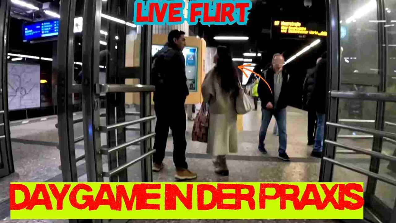 LIVE FLIRT-Frauen richtig ansprechen-Flirten lernen als Mann-Infield German-Dating-Game