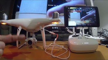 Installing the HDMI-module on the Phantom 4 Pro. Testing USB and HDMI-ports for lag.