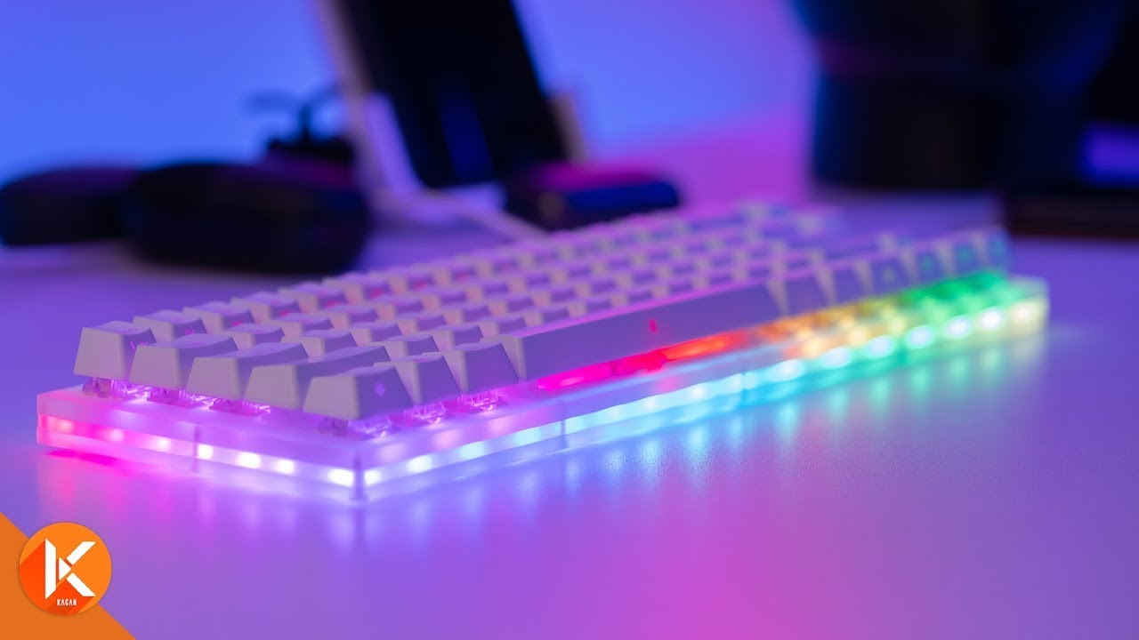 Gateron Blue Vs. Gateron Cap On Acrylic Base Mechanical Keyboard Typing Test ASMR