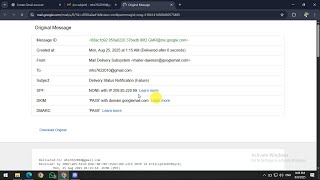 How To Check Email Headers in Gmail
