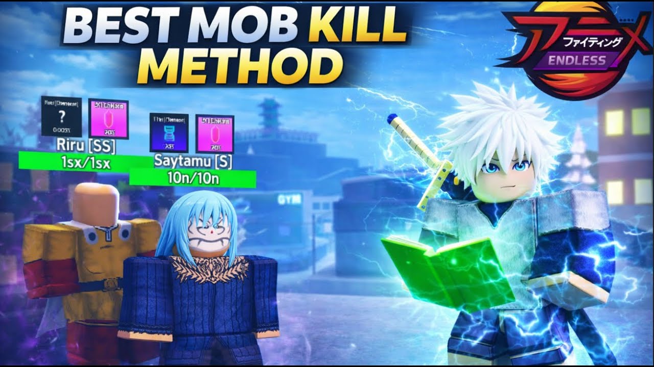 FASTEST Method to Kill Mobs & RIRU in Anime Fighting Simulator Endless (Roblox)