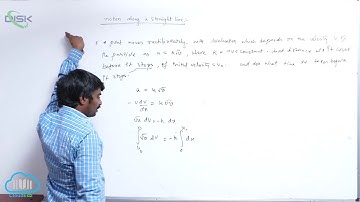 Acceleration || Problem on Distance and time || Disk Telangana