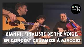 Gianni, finalist of The Voice, in concert this Saturday in Ajaccio
