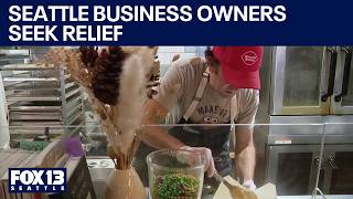 Full Seattle small businesses struggling to survive seek relief | FOX 13 Seattle News