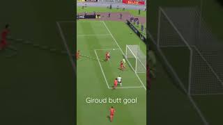giroud butt goal