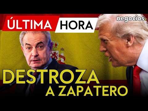 ÚLTIMA HORA | Trump destroza a Zapatero: entrega chats de Plus Ultra para lograr ayudas