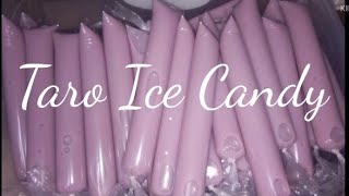 How to make Taro Ice Candy?