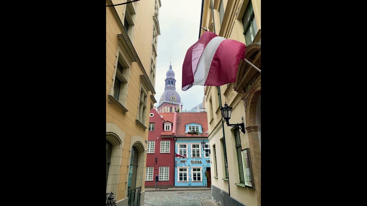 Walking in old town Riga, Latvia 🇱🇻