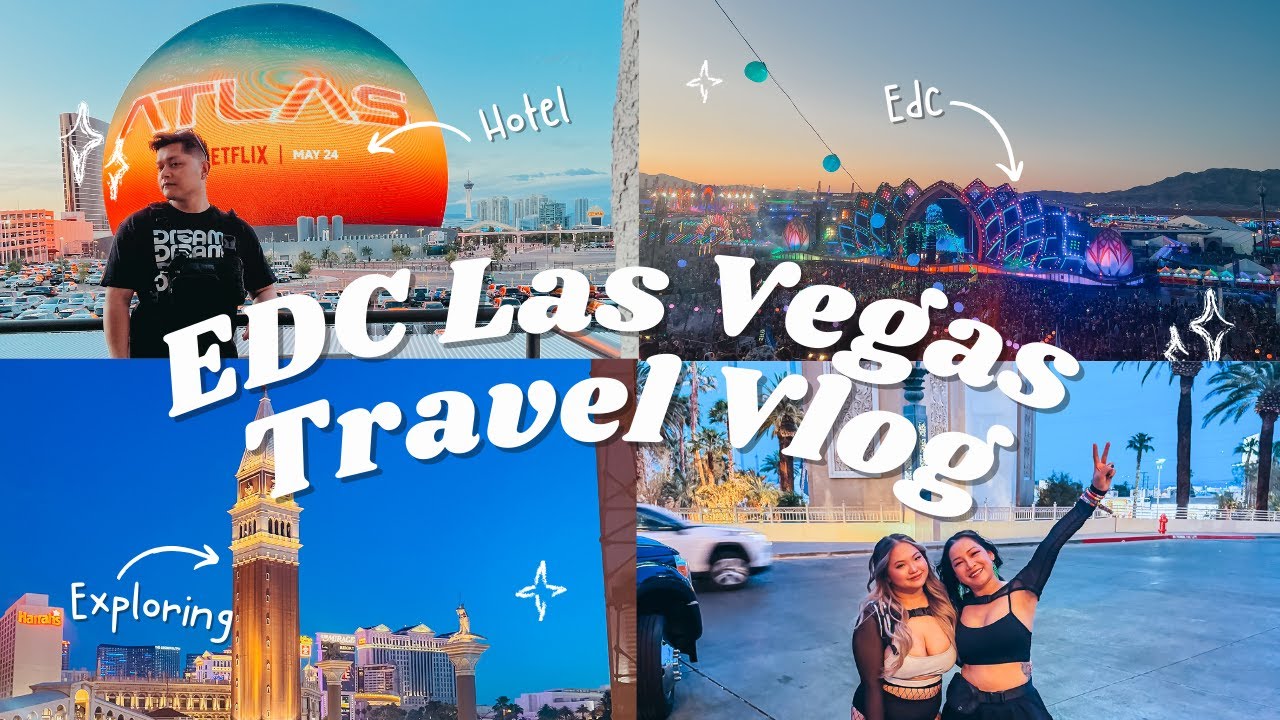 EDC Las Vegas  | My Rave Travel VLOG 🎉