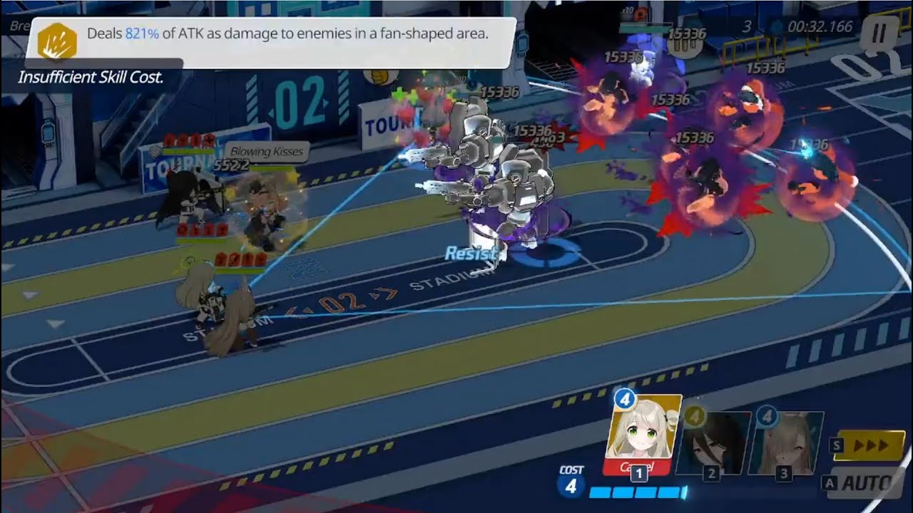 [Blue Archive] Joint Firing Drill Dec 2025/Jan 2026 - Breakthrough Drill: Copium 444 Clear 125 Coins