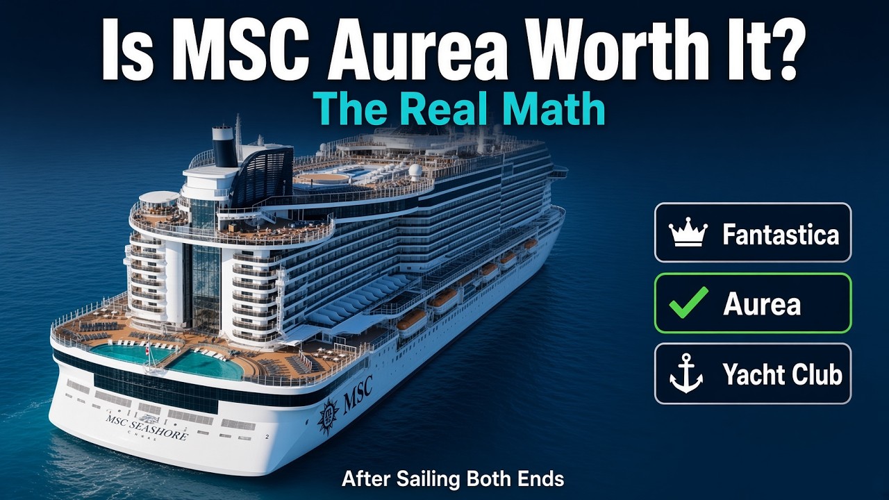 Is MSC Aurea Worth It? What I Gave Up vs Yacht Club (The Real Math)