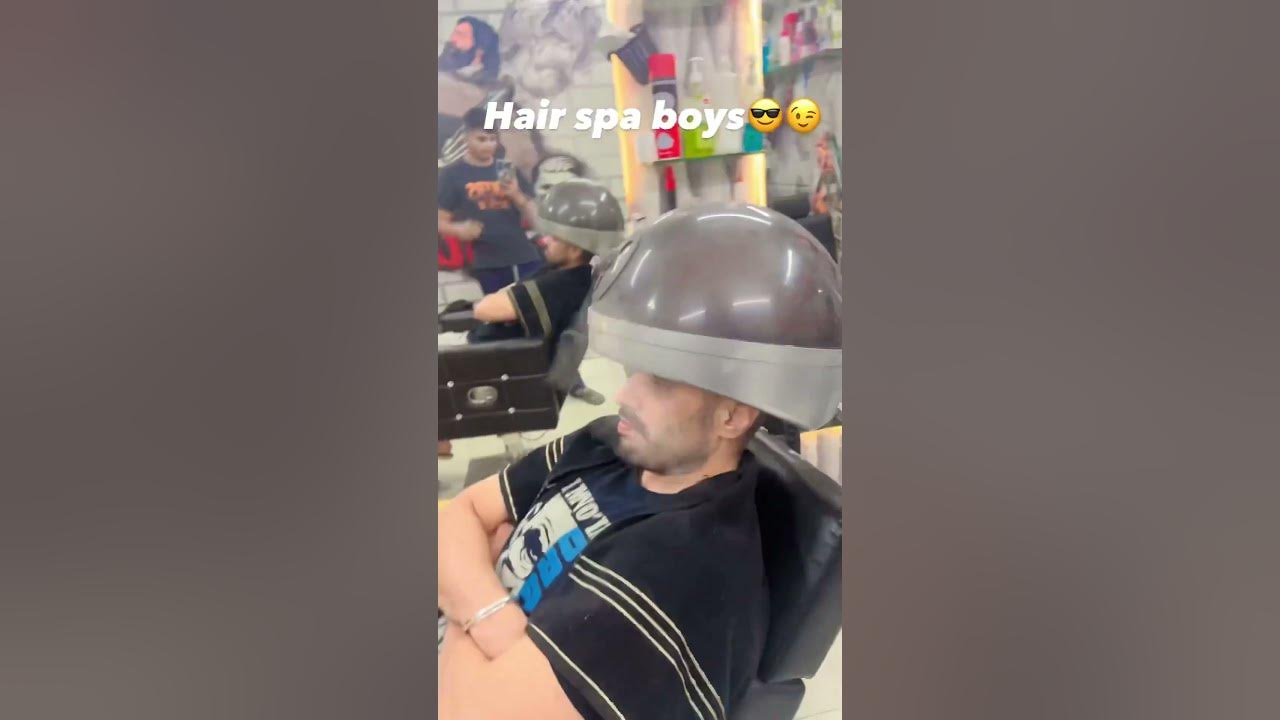 Ladko ka hairspa kaise hota hai.?😄🤟🏻 shorts reels youtubeshorts 