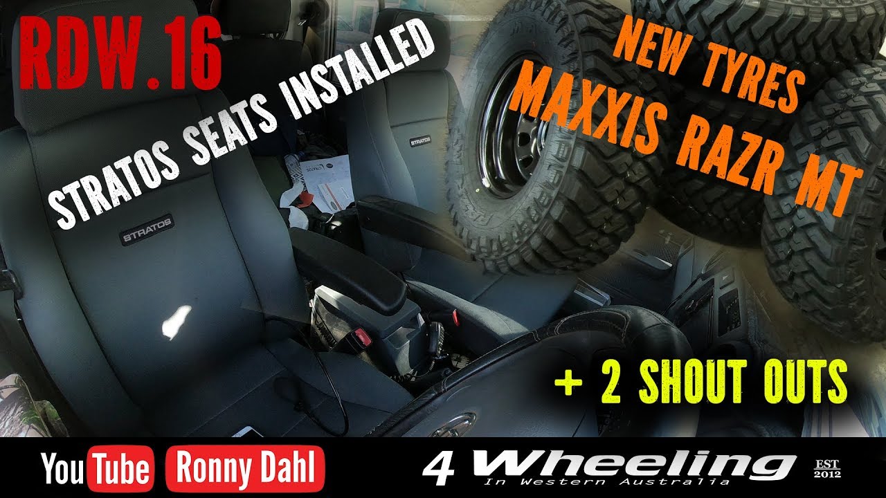 off-road tires New Tyres for testing & Seats plus 2 shouts outs. RDW16