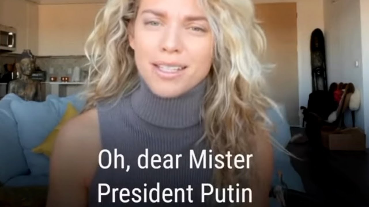Actress Annalynne Mccord Cringy Virtue Signalling Over Ukraine and