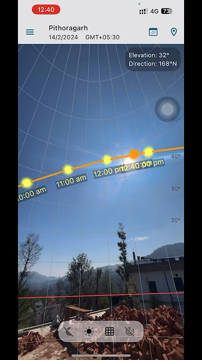 How to calculate the sun position in a construction site ? #site #design #construction