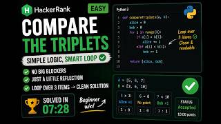 Simple Python Loop That Solves a 3-Element Comparison Problem