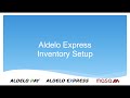 Aldelo Express Inventory Module Part 1