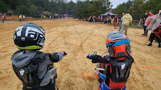 Race Day! 🏁 ECEA The Fall Brawl. 2nd & 3rd place 🏆 #dirtbikekids #electrobraap #ktm #kidsvideo