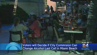 Voters Will Decide if City Commission Can Change Alcohol Last Call In Miami Beach