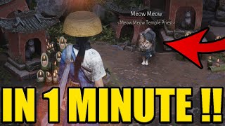 MEOW MEOW TEMPLE LOCATION in WHERE WINDS MEET screenshot 1