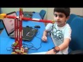 Saalim builds a Robotic Crane using Lego Education WeDo