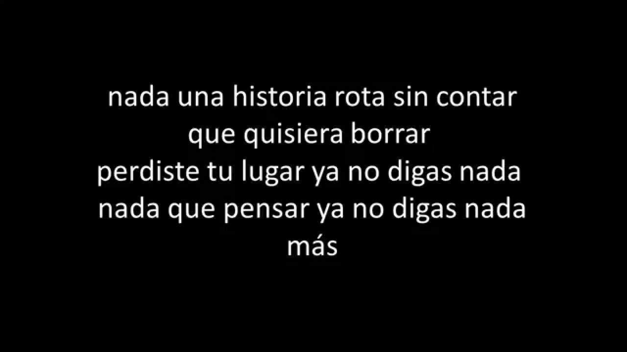 Nada letra - YouTube