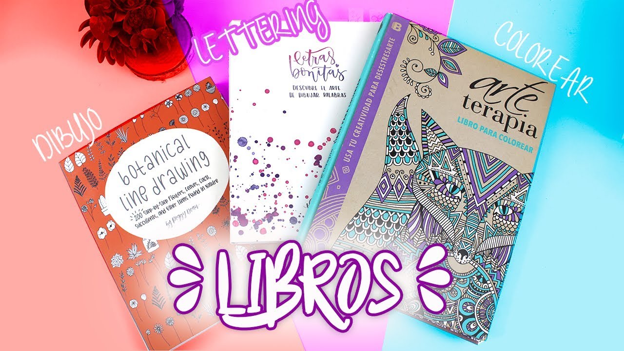 - REVIEW LIBROS - Lettering, Dibujo, Colorear manualidades de animales