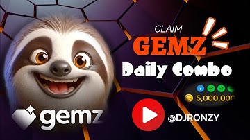 Gemz Daily Combo Cards | Gemz Coin Daily Combo 30th August 2024 today
