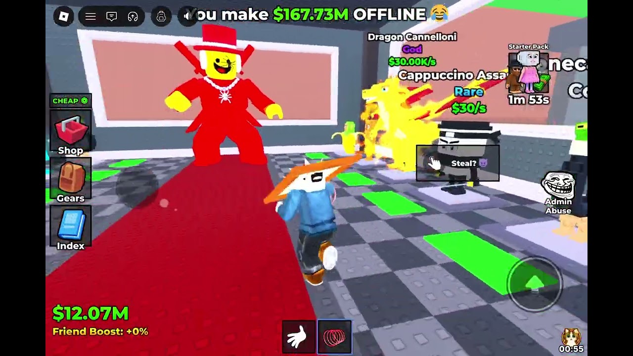 roblox :steals from brainrots 