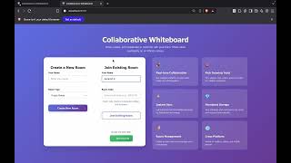 COLLABORATIVE-WHITEBOARD WITH REAL-TIME DRAWING
