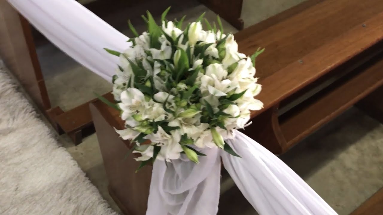 Buquê de astromelia para banco de cerimonia (pedido dos comentarios) ‹ Art Fleur ›