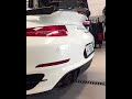 Porsche 991 Turbo S w/ Armytrix sound control &amp; flame exhaust system, revs