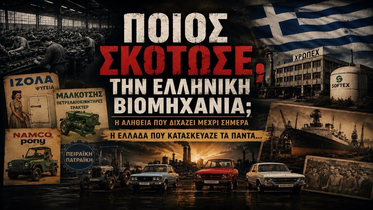 ΠΟΙΟΣ «ΣΚΟΤΩΣΕ» ΤΗΝ ΕΛΛΗΝΙΚΗ ΒΙΟΜΗΧΑΝΙΑ; – Video