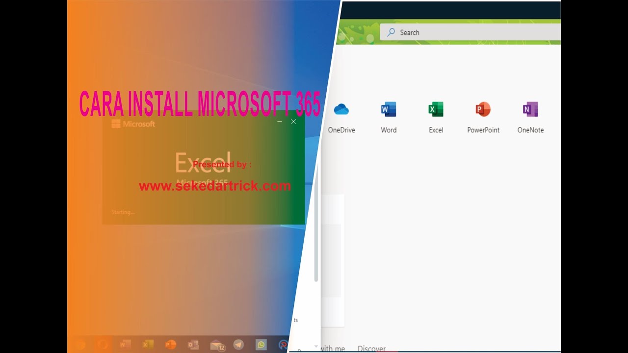 Cara install microsoft 365 youtube
