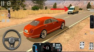 Driving School Sim 2020#26🚚Crazy Santorini City Luxury Car Driver(Bently Mulsanne)🚚Android Gameplay screenshot 5