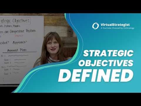 objectives strategy