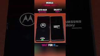 🫪⚡ MOTOROLA RAZR 60 ULTRA VS GALAXY Z FLIP 7 SPEED TEST!!