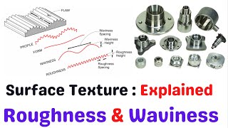 Surface Texture : Roughness and Waviness || Flaws & Lay Profile || What is Roughness ? || Explained