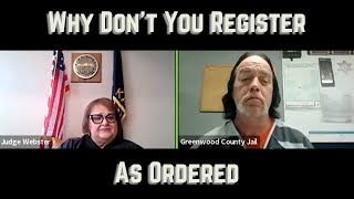 Judge Webster deals with a Chronic Registry Offender