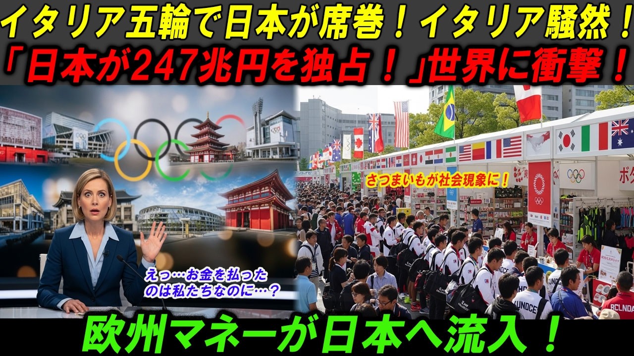 「日本が五輪を丸ごと奪った」前代未聞の日本の大成功に欧州騒然【海外感動秘話】