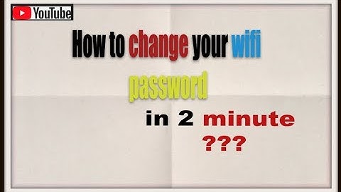 How to change wifi name and password in a minute (TP-LINK)