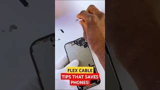 ☝️Full Video Here☝️- Tips for Safely Connecting Flex Cables on iPhone 15! (iPhone 16 & more) #shorts