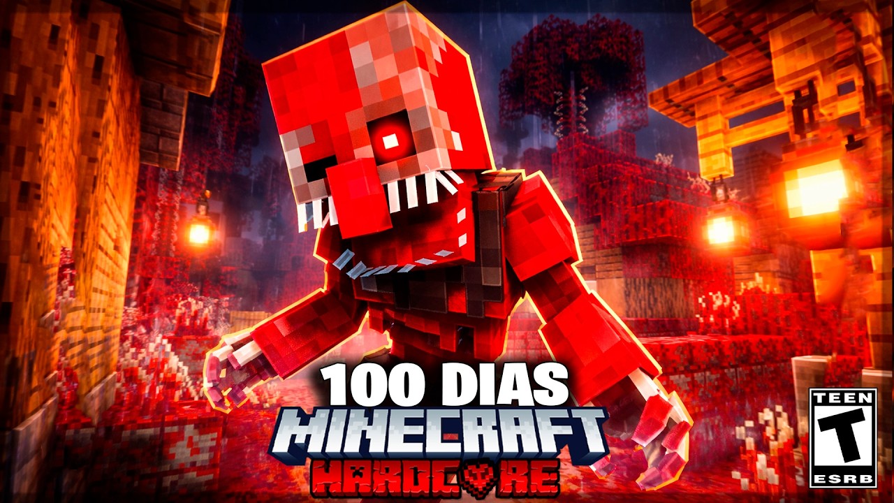 SOBREVIVI 100 DIAS EM UM SURTO DE CANIBAIS PARASITA MINECRAFT HARDCORE - O FILME