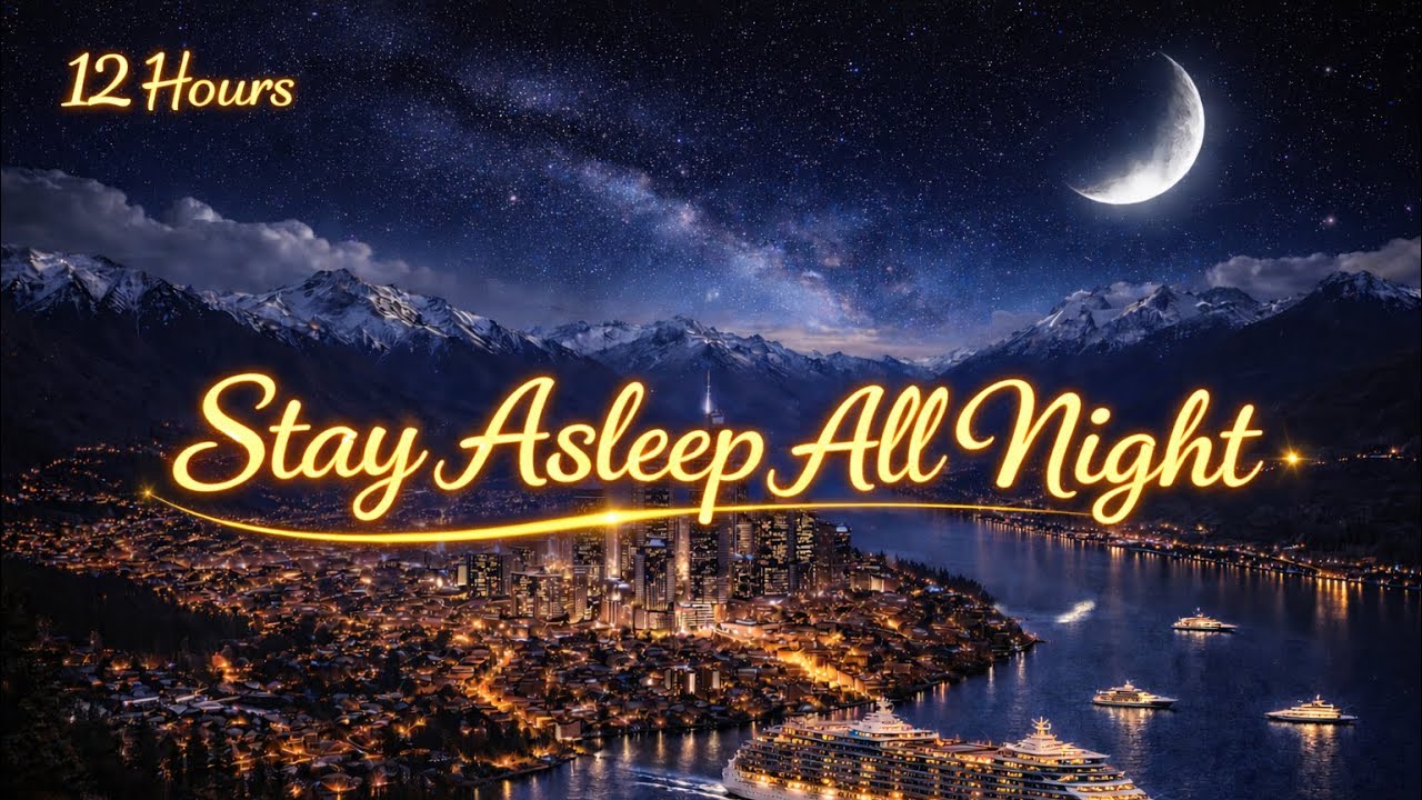 12 Hours of Deep Healing Sleep Music 🌙 Fall Asleep Fast & Stay Asleep All Night | Relaxing Ambient