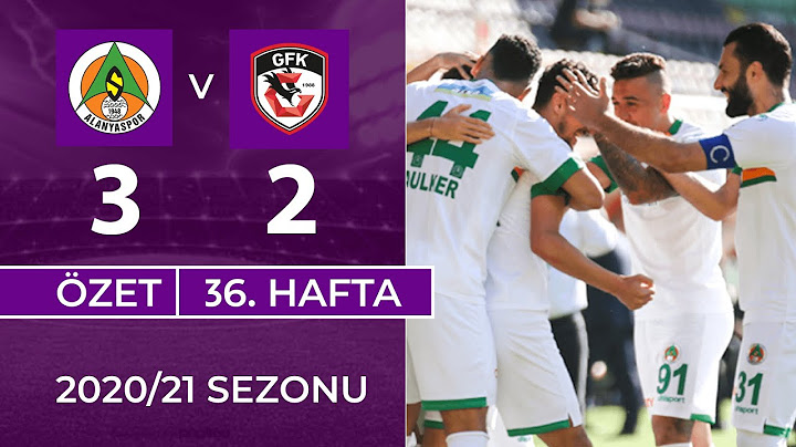 ÖZET: A. Alanyaspor 3-2 Gaziantep FK | 36. Hafta - 2020/21