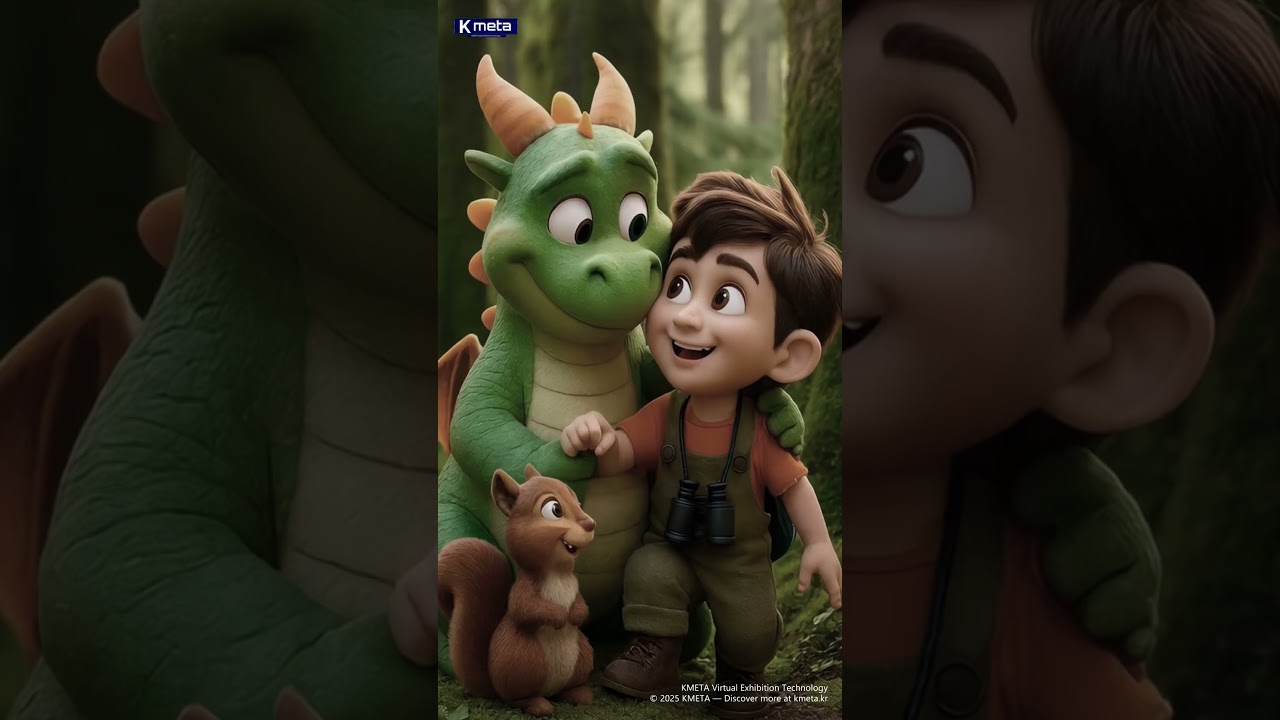 내 친구 용기의 모험 이야기 👩🏫🌳🐿️🐰🐻🐲🏰 | 여자 선생님 목소리 3D 키즈송 | 3–5세 유아동요 #Shorts